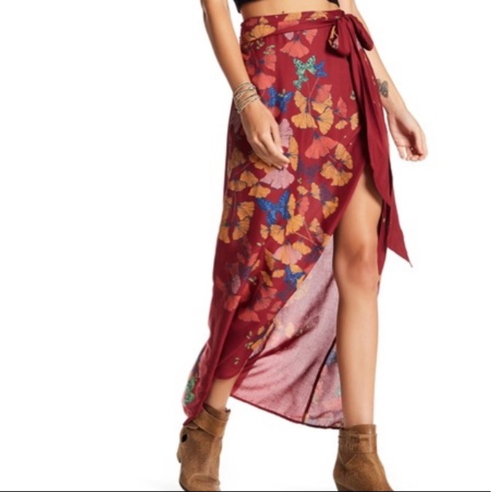 Free people maxi skirt